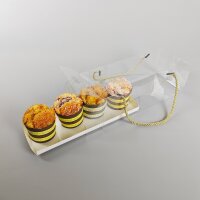 10 Stk. Verpackung Transparent mit Tragekordel - 27,5 x11 x 9,5 cm