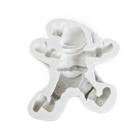 Silikonform XXL Weihnachtsmann gefallen
