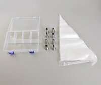 Spritztüllen Set Edelstahl + 20 Spritzbeutel...