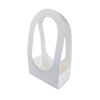 10 Stk. Geschenk Patisserie Box 22 x 12 x 38 cm - WEISS