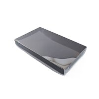 10 Stk. Cookie Keks Schachtel - 25 x 15 x 2,5 cm BLACK