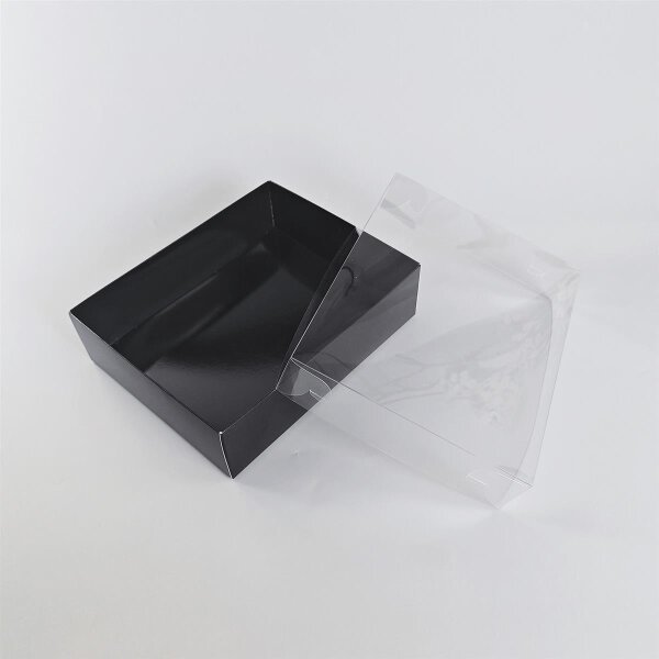 10 Stk. Cookie Keks Schachtel - 25 x 20 x 7 cm BLACK
