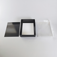 10 Stk. Cookie Keks Schachtel - 25 x 20 x 7 cm BLACK