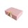 10 Stk. Patisserie Verpackung Box mit Schleife 27 x 20 x 8 cm - ROSA