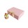 10 Stk. Patisserie Verpackung Box mit Schleife 27 x 20 x 8 cm - ROSA