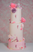 Premium Wafer Flower - Garden Rose - 12 Stk.