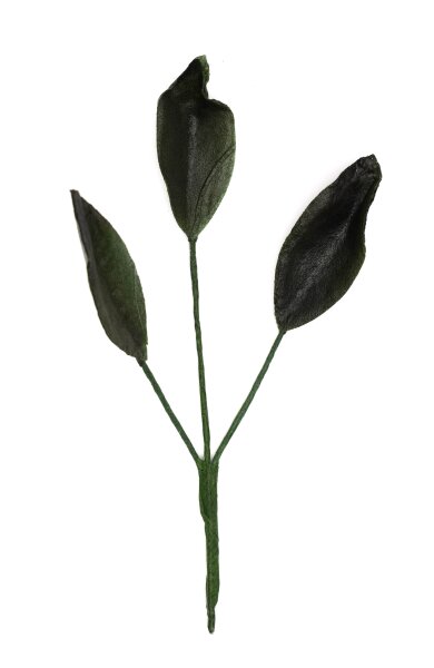 Premium Wafer Flower - grüne Blätter - 15 Stk.