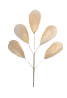 Premium Wafer Flower - Weiß/Gold Blätter - 10...