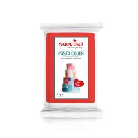 Saracino Rollfondant Pasta Cover 1 kg - Rot 1Kg