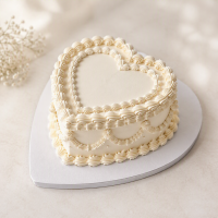 HEART Cake Drum ø 25,4 cm (10 inch), 12mm WHITE