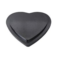 HEART Cake Board 20,3 cm (8 inch) - BLACK