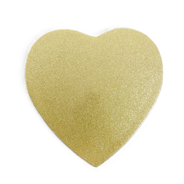 HEART Cake Drum ø 30,5 cm (12 ich), 12 mm GOLD SPARKLE