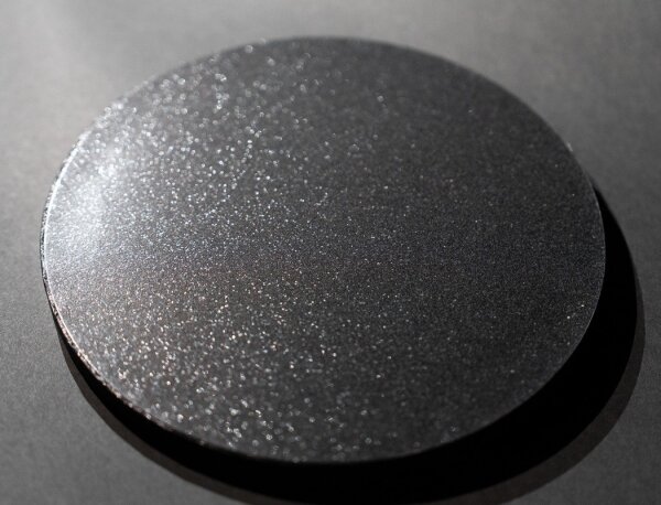 Cake Board ø 25,4 cm (10 inch), 12mm BLACK SPARKLE