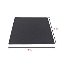 100 Törtchenunterlagen Untersetzer 9 x 9 cm, 1,5 mm...