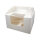 10 Stk. Cupcake Muffin Box 4er Cup weiß mit Henkel