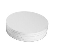 Cake Board RUND von 15,2 - 40,5 cm 12mm  - Weiß
