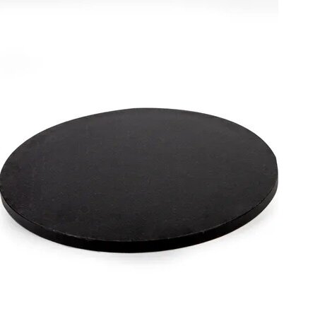 Cake Board RUND von 15,2 - 35,5 cm 12mm - Schwarz