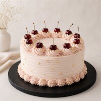 Cake Board RUND von 15,2 - 35,5 cm 12mm - Schwarz -...