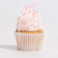 Schleifen Tortendeko - Hellrosa 8 Stk.