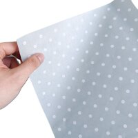 Fettpapier Einschlagpapier 25  x 25 cm - 50 Blatt - Dots Mint