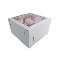 10 Stk. Tortenkarton Cake Box 40,5  x 40,5  x 15,2 cm