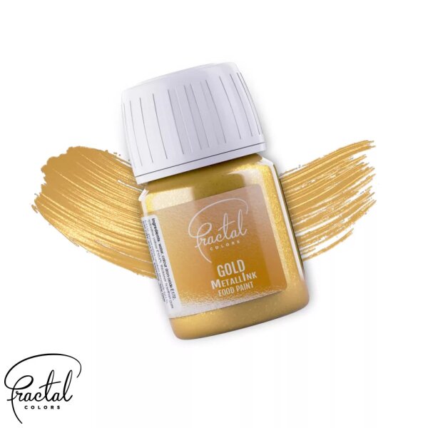 Fractal Food Paint - Gold Metallic 30 gr.