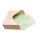 Brief Box Patisserie 23cm x H 8cm Rosa/grün gestreift