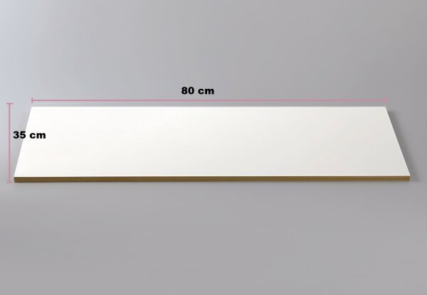 Cake Board 35 x 80 cm Weiß 6 mm - Extra stabil - Long Cake