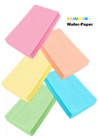 RAINBOW Wafer Paper Oblatenpapier DIN A4, 0,30 mm  - MIX...