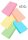 RAINBOW Wafer Paper Oblatenpapier DIN A4, 0,30 mm  - MIX 100 Blatt