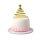 Cake Topper Weihnachten Acryl - Tannenbaum Gold
