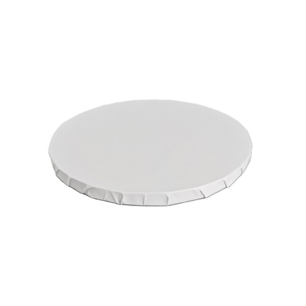 Cake Drum ø 30,5 cm (12 inch), 12mm White - MATT wrapped