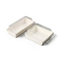 Kuchen Bento Box 19 x 8,5  x 6,5  cm Weiß LANG