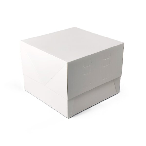 Tortenkarton Cake Box 30,5 cm Deckel Höhenverstellbar 20-30cm