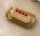 50 Mini Törtchenteller Gebäckschale fettdicht rechteckig 12x7,5 cm - Gold