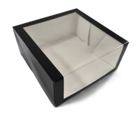 Tortenkarton Cake Box 25,4 x 25,4 x 12 cm Konditor -Black