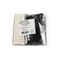 Schleifen Tortendeko Vintagecakes - Schwarz 12 Stk.