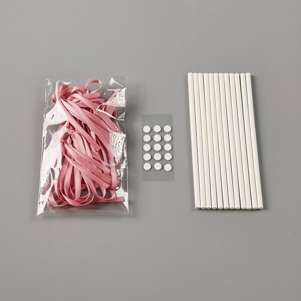 Schleifen Tortendeko Vintagecake - Rosa 12 Stk.