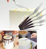 3 Tlg Spachtel Set Tortenspachtel Kunststoff