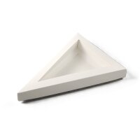 10 Stk. Triangle Cookie Gebäck Box 16x22x3 cm - WEIß