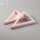 10 Stk. Triangle Cookie Gebäck Box 16x22x3 cm - Rosa