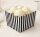 10 Stk. Popbox Popcorn Cake Box fettdicht - gestr. Schwarz
