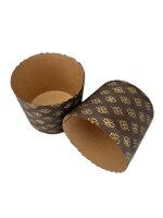 10 Stk. Panettone Papier Back-Form 9 x 8,5 cm
