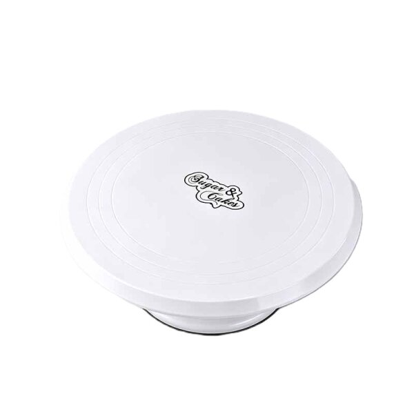 Profi - Drehteller Tortenplatte 31 cm - Weiß