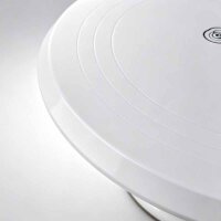 Profi - Drehteller Tortenplatte 31 cm - Weiß