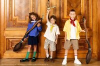 Folienballon-Set Harry Potter Besen und Schnatz, Mix