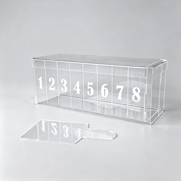 Kuchen Box Acryl Dessert Preps Schichttorte 30x10x12cm