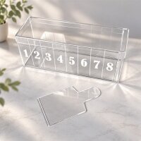 Kuchen Box Acryl Dessert Preps Schichttorte 30x10x12cm