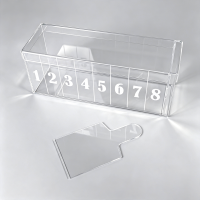 Kuchen Box Acryl Dessert Preps Schichttorte 30x10x12cm