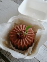 Kuchen Box Acryl Dessert Preps Schichttorte 30x10x12cm